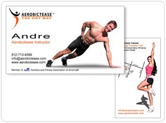 Aerobictease Business Card