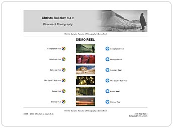 Christo Bakalov - Cinematographer